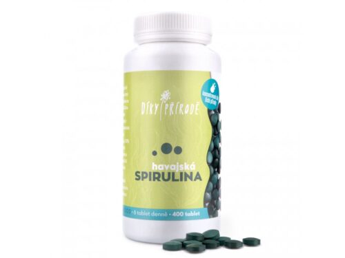 DÍKY PŘÍRODĚ Havajská spirulina Balení: 400 tobolek