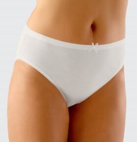 Dámské kalhotky klasické GINA 11044P bílá 3XL/4XL