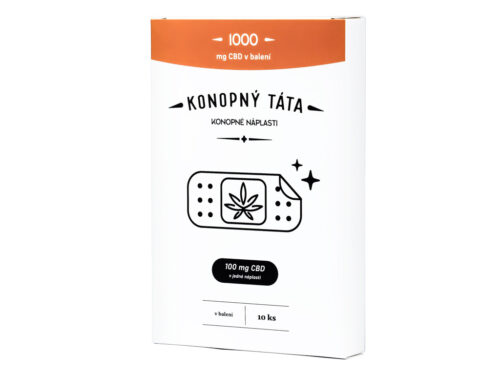 KONOPNÝ TÁTA CBD NÁPLASTI 1000 MG