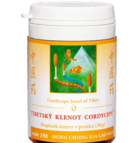 TCM Herbs 198 Tibetský klenot Cordyceps® prášek 30 g