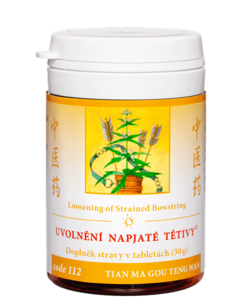 TCM Herbs 112 Uvolnění napjaté tětivy® 100 tablet