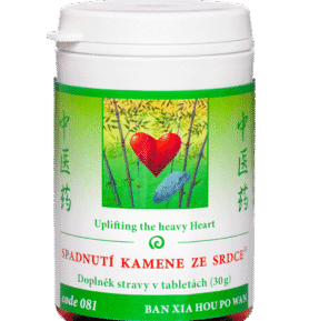 TCM Herbs 081 Spadnutí kamene ze srdce® 100 tablet