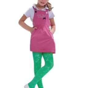 Dívčí punčocháče Bianca KNITTEX červená 092/098