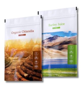 Energy Organic chlorella + Barley Juice Tabs.