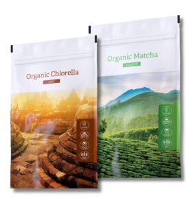 Energy Organic chlorella + Organic Matcha Powder