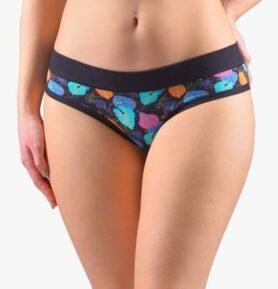 Dámské francouzské kalhotky GINA 14151P černá atlantic L/XL