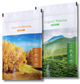 Energy Raw Ambrosia + Organic Matcha Powder