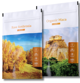 Energy Raw Ambrosie + Organic Maca Tabs.