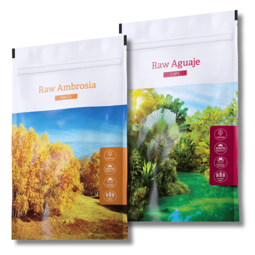 Energy Raw Ambrosia + Raw Aguaje caps.