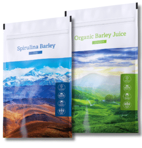 Energy Spirulina Barley Tabs. + Organic Barley juice Powder
