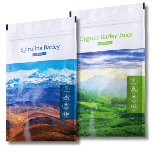 Energy Spirulina Barley Tabs. + Organic Barley juice Powder