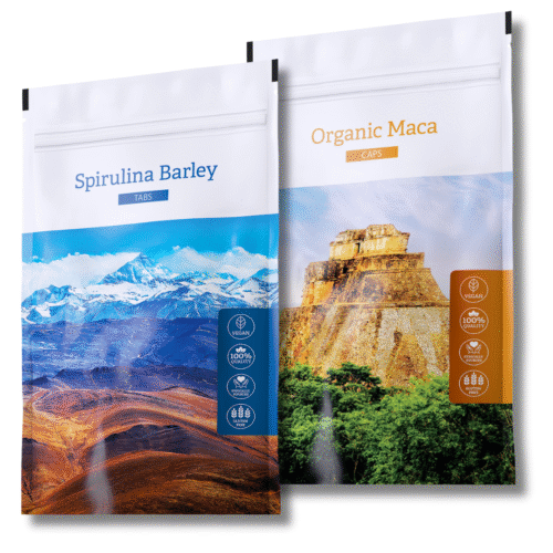 Energy Spirulina Barley Tabs. + Organic Maca