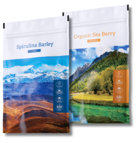 Energy Spirulina Barley Tabs. + Organic Sea Berry Powder