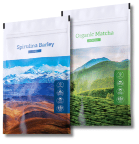 Energy Spirulina Barley Tabs. + Organic Matcha Powder