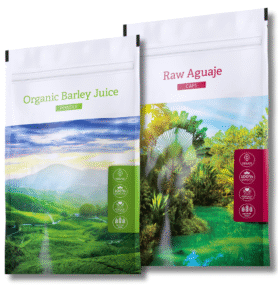 Energy Organic Barley juice Powder + Raw Aguaje