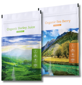 Energy Organic Barley juice Powder + Organic Sea Berry Powder