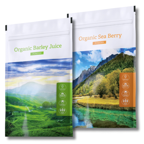 Energy Organic Barley juice Powder + Organic Sea Berry Powder
