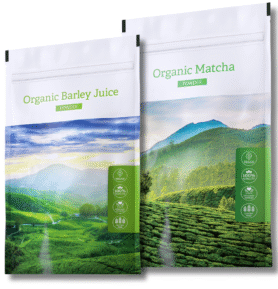 Energy Organic Barley juice Powder + Organic Matcha Powder