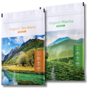 Energy Organic Sea Berry Powder + Organic Matcha Powder