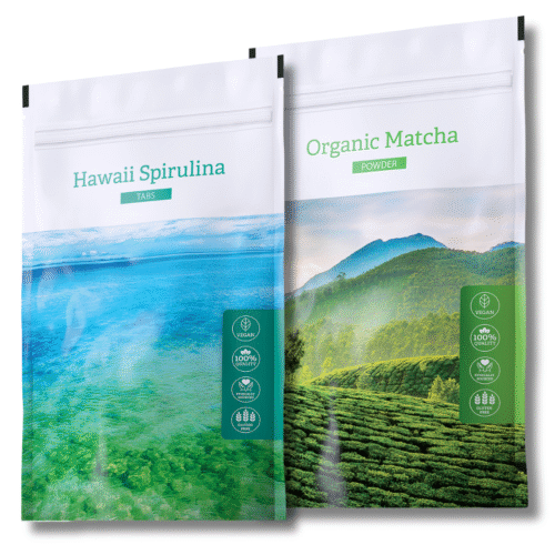 Energy Hawaii Spirulina Tabs + Organic Matcha Powder