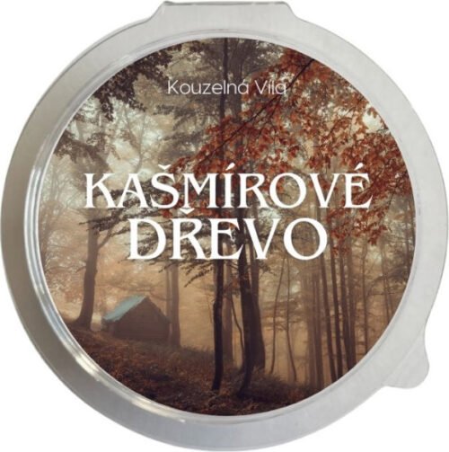 Kouzelná Víla - KAŠMÍROVÉ DŘEVO Sójový vonný vosk do aromalampy 20g