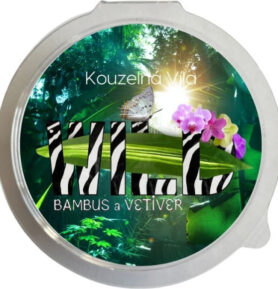 Kouzelná Víla - BAMBUS A VETIVER Sójový vonný vosk do aromalampy 20g
