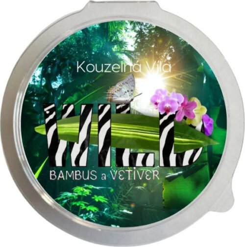 Kouzelná Víla - BAMBUS A VETIVER Sójový vonný vosk do aromalampy 20g