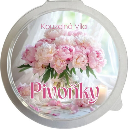 Kouzelná Víla - PIVOŇKY Sójový vonný vosk do aromalampy 20g
