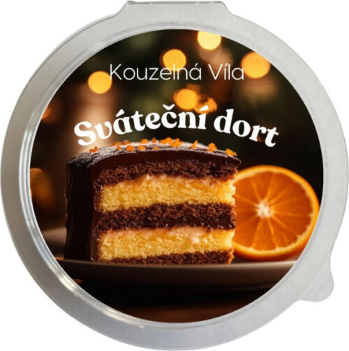 Kouzelná Víla - SVÁTEČNÍ DORT Sójový vonný vosk do aromalampy 20g