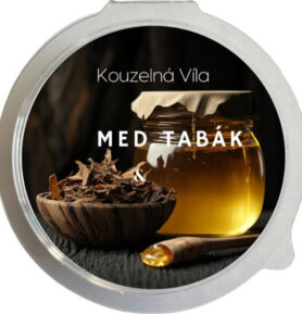 Kouzelná Víla - MED A TABÁK Sójový vonný vosk do aromalampy 20g