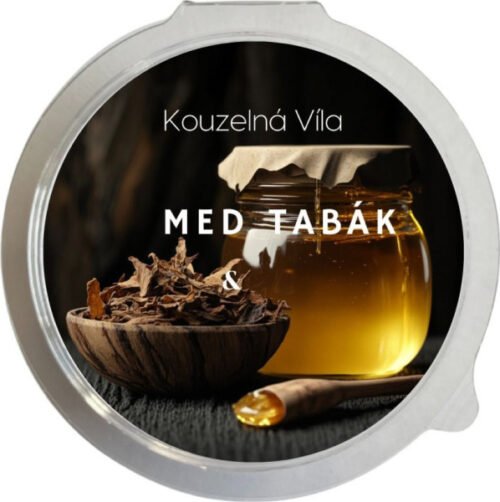 Kouzelná Víla - MED A TABÁK Sójový vonný vosk do aromalampy 20g