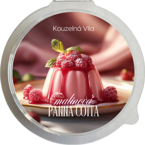 Kouzelná Víla - MALINOVÁ PANNA COTTA Sójový vonný vosk do aromalampy 20g