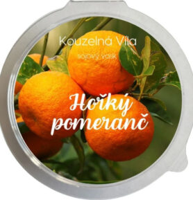 Kouzelná Víla - HOŘKÝ POMERANČ Sójový vonný vosk do aromalampy 20g
