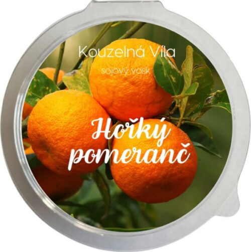 Kouzelná Víla - HOŘKÝ POMERANČ Sójový vonný vosk do aromalampy 20g
