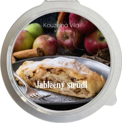 Kouzelná Víla - JABLEČNÝ ŠTRUDL Sójový vonný vosk do aromalampy 20g