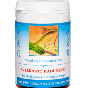 TCM Herbs 019 Svléknutí hadí kůže® 100 tablet