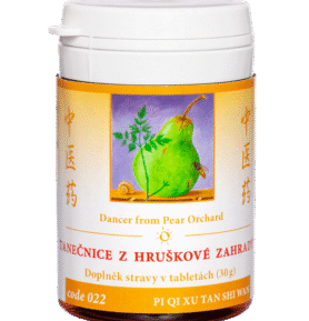 TCM Herbs 022 Tanečnice z hruškové zahrady® 100 tablet