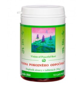 TCM Herbs 066 Vidina pokojného odpočinku® 100 tablet