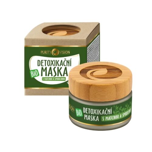 Purity Vision BIO Detoxikační maska s matchou a spirulinou 40 ml