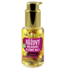 Purity Vision BIO Růžový omlazující pleťový olej s opuncií, arganem, jojobou a Q10 45 ml