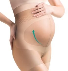 Punčocháče dámské medica Mama 108 Gabriella beige (j.bez) S