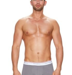 Pánské boxerky Pro 06/1-21/A4 FABIO grey (šedá) XL
