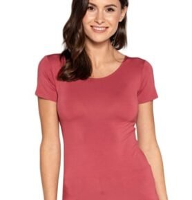Dámské tričko Carla BABELL koral (coral) 3XL