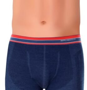 Pánské boxerky Active Wool BX10870 BRUBECK modrá tmavá L