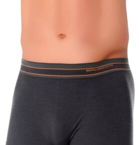 Pánské boxerky Active Wool BX10870 BRUBECK grafit (šedá) L
