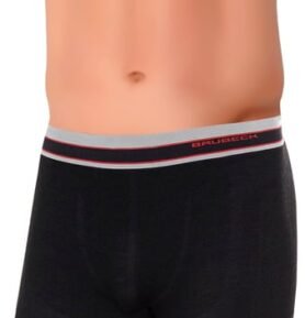 Pánské boxerky Active Wool BX10870 BRUBECK černá L