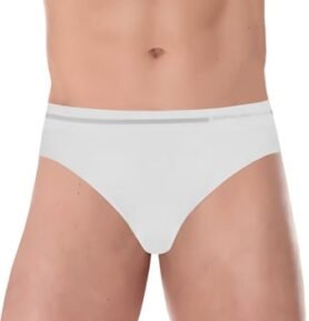 Pánské slipy Comfort Wool BE10050 BRUBECK krémová L