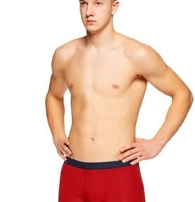 Pánské boxerky Alvaro 02/1-13/770 FABIO červená tmavá L