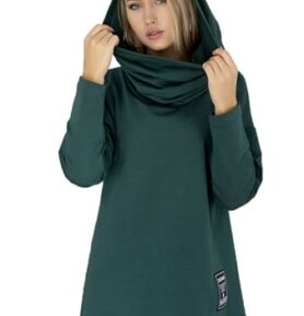 Dámská mikina 1110 HAJDAN zelená lahvová (botella) 3XL