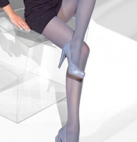 Punčocháče dámské klasik Naomi mkrofibra Knittex grigio (šedá) XL